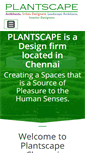 Mobile Screenshot of plantscapechennai.com