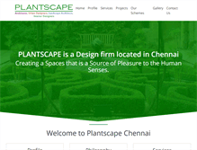 Tablet Screenshot of plantscapechennai.com